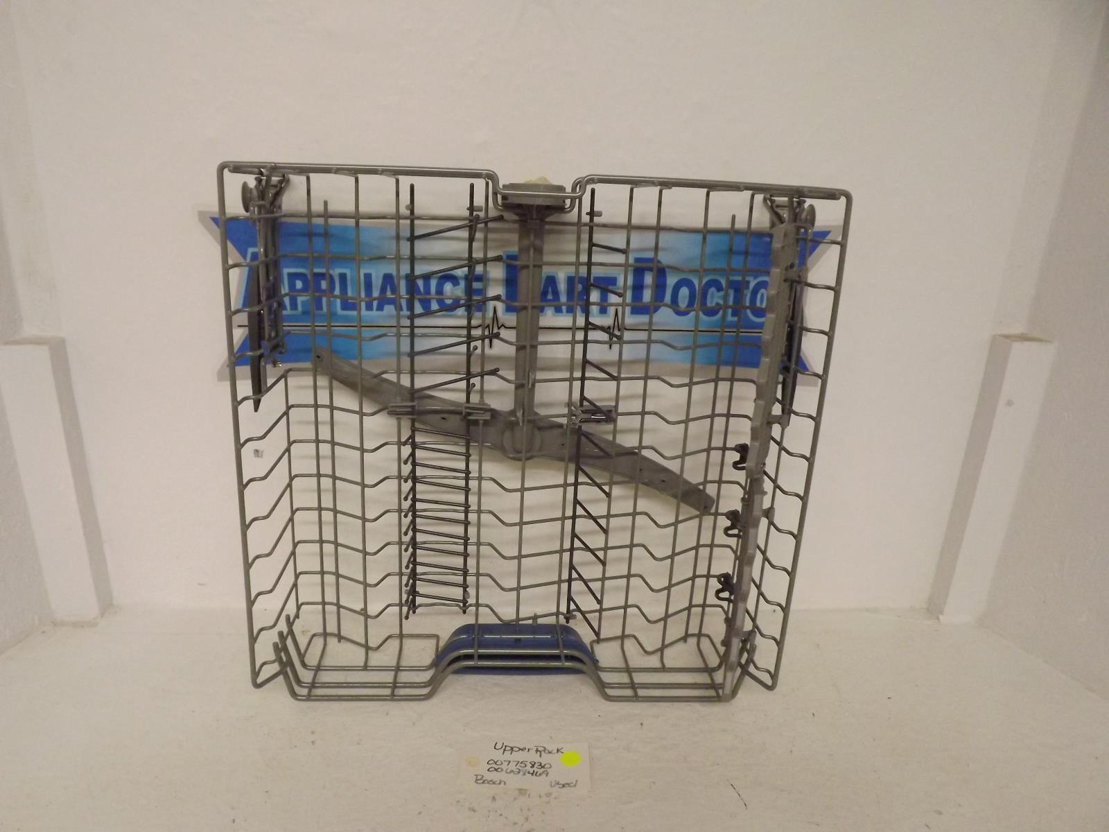 Bosch Dishwasher 00775830 00628469 Upper Rack Used Bosch Dishwasher 00775830 00628469 Upper Rack Used